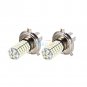 2x H4 120 SMD Car Light Bulb Hi/Low Beam LED Fog Headlight 9003 HB2 Lamp 6500K