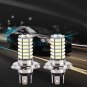 2x H4 120 SMD Car Light Bulb Hi/Low Beam LED Fog Headlight 9003 HB2 Lamp 6500K