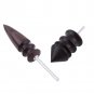 Black Wood Leather Craft Cocobolo Slicker Burnisher Tool Leather Craft Edge coi