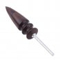 Black Wood Leather Craft Cocobolo Slicker Burnisher Tool Leather Craft Edge coi