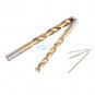 19pc HSS Metric Drill Bit Set Titanium Coated Twist Drills Metal Wood 1-10mm coi
