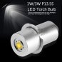 1/3/5W P13.5S 3-24V Mini LED Flashlight Replacement Bulb Torch Lamp Work Light