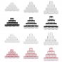 10pcs Plastic Round Mini Empty Box Nail Art Gems Rhinestone Powder Storage Case