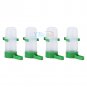 4pcs Pet Cage Aviary Bird Parrot Budgie Canary Drinker Food Feeder Waterer Clip