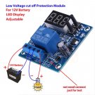 12V Battery Low Voltage Undervoltage Anti-Over Discharge Protection Board LED co