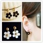 New Womens Daisy Flower Stud Earrings Cute Ear Women Fashion Studs Style Jewelry