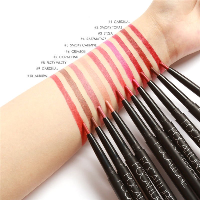 1Pc Waterproof Lip Liner Pen Nude Pink long Lasting Lip Liner Pencil For Makeup