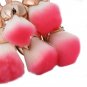 NEW 6Pcs Soft Face Powder Foundation Blush Makeup Rose Flower Shape Brushes Kit