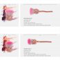 NEW 6Pcs Soft Face Powder Foundation Blush Makeup Rose Flower Shape Brushes Kit