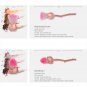 NEW 6Pcs Soft Face Powder Foundation Blush Makeup Rose Flower Shape Brushes Kit