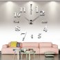 Modern DIY Large Wall Clock 3D Mirror Surface Sticker Home Decor Art Design Hot