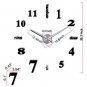 Modern DIY Large Wall Clock 3D Mirror Surface Sticker Home Decor Art Design Hot
