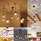 6/8/10 Head Adjustable Vintage Ceiling Pendant Spider Lamp Light Home Decor
