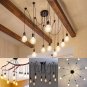 6/8/10 Head Adjustable Vintage Ceiling Pendant Spider Lamp Light Home Decor