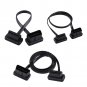 30/60/100cm Black Car Auto OBD2 16 Pin Male to Female Extension Diagnostic Cable