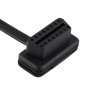 30/60/100cm Black Car Auto OBD2 16 Pin Male to Female Extension Diagnostic Cable