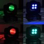 90W Double Sides RGBW Spot 8LED Moving Head Stage Light DMX512 DJ Party Lighting