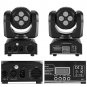90W Double Sides RGBW Spot 8LED Moving Head Stage Light DMX512 DJ Party Lighting