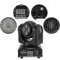 90W Double Sides RGBW Spot 8LED Moving Head Stage Light DMX512 DJ Party Lighting