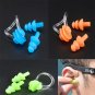 Silicone Swimming Ear plugs Water Sporting Protector Tool & Nose Clip & Case Set