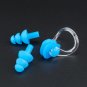 Silicone Swimming Ear plugs Water Sporting Protector Tool & Nose Clip & Case Set