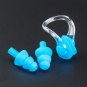 Silicone Swimming Ear plugs Water Sporting Protector Tool & Nose Clip & Case Set