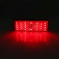 Motorcycle Scooter Moped Rectangle Red LED Reflector Tail Brake Light Stop Lamp