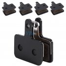 4 Pairs Black Bicycle Cycling Resin Disc Brake Pads Fit for Shimano M375 M446