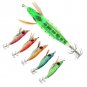 Big Eyes Jigs Shrimp Prawn Fishing Lures Luminous Hooks Squid Glow In the Dark