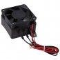 100W 12V DC PTC Fan Heater Constant Temperature Incubator Hot Space Thermostat