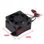 100W 12V DC PTC Fan Heater Constant Temperature Incubator Hot Space Thermostat