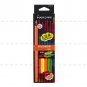 Hot 6Pcs/Set Marco Fluorescent Colour Marking Pencils W/ Free Pencil Sharpener