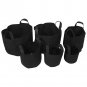1/5/10Pcs Pots Round Aeration Pot Container Grow Bag Plant Vegetable Pouch Black