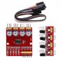4 Channel IR Infrared Line Detector Tracking Sensor Module for Arduino Smart Car