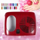 110W Nail Finger Dryer Polish Drying Hot/Cold Air Polish Blower Machine Tool
