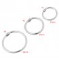 20x Metal Hinged Rings Book Binder Photo Album Split Keyring Scrapbook Parts coi