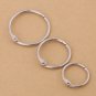 20x Metal Hinged Rings Book Binder Photo Album Split Keyring Scrapbook Parts coi