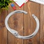 20x Metal Hinged Rings Book Binder Photo Album Split Keyring Scrapbook Parts coi