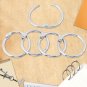 20x Metal Hinged Rings Book Binder Photo Album Split Keyring Scrapbook Parts coi