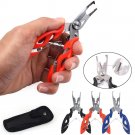 5" Stainless Steel Fishing Pliers Scissors Braid Line Cutter Hook Remover Tool