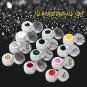 12Color Salon Multichrome 3D Relief Paint Drawing Pigment Nail Art UV Gel Polish