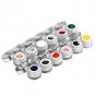 12Color Salon Multichrome 3D Relief Paint Drawing Pigment Nail Art UV Gel Polish