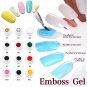 12Color Salon Multichrome 3D Relief Paint Drawing Pigment Nail Art UV Gel Polish