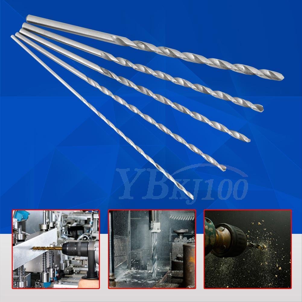 5pcs 2-5mm Long 160mm HSS Twist Straight Shank Drill Bit Tool For Wood High Q