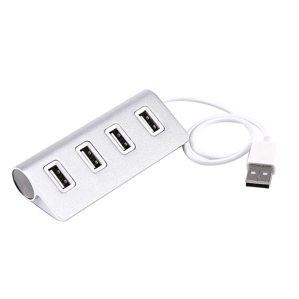 4-Port USB 2.0 Multi HUB Splitter Expansion Adapter High Speed For PC Laptop Mac