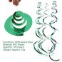 5Pcs Colored Hanging PVC Plastic Swirl Decoration for Wedding Birthday Party coi