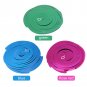 5Pcs Colored Hanging PVC Plastic Swirl Decoration for Wedding Birthday Party coi