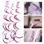 5Pcs Colored Hanging PVC Plastic Swirl Decoration for Wedding Birthday Party coi