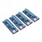 USB 3.0 Quad Port PCI-E Express Extender Riser Adapter Extension Card for Mining