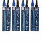 USB 3.0 Quad Port PCI-E Express Extender Riser Adapter Extension Card for Mining